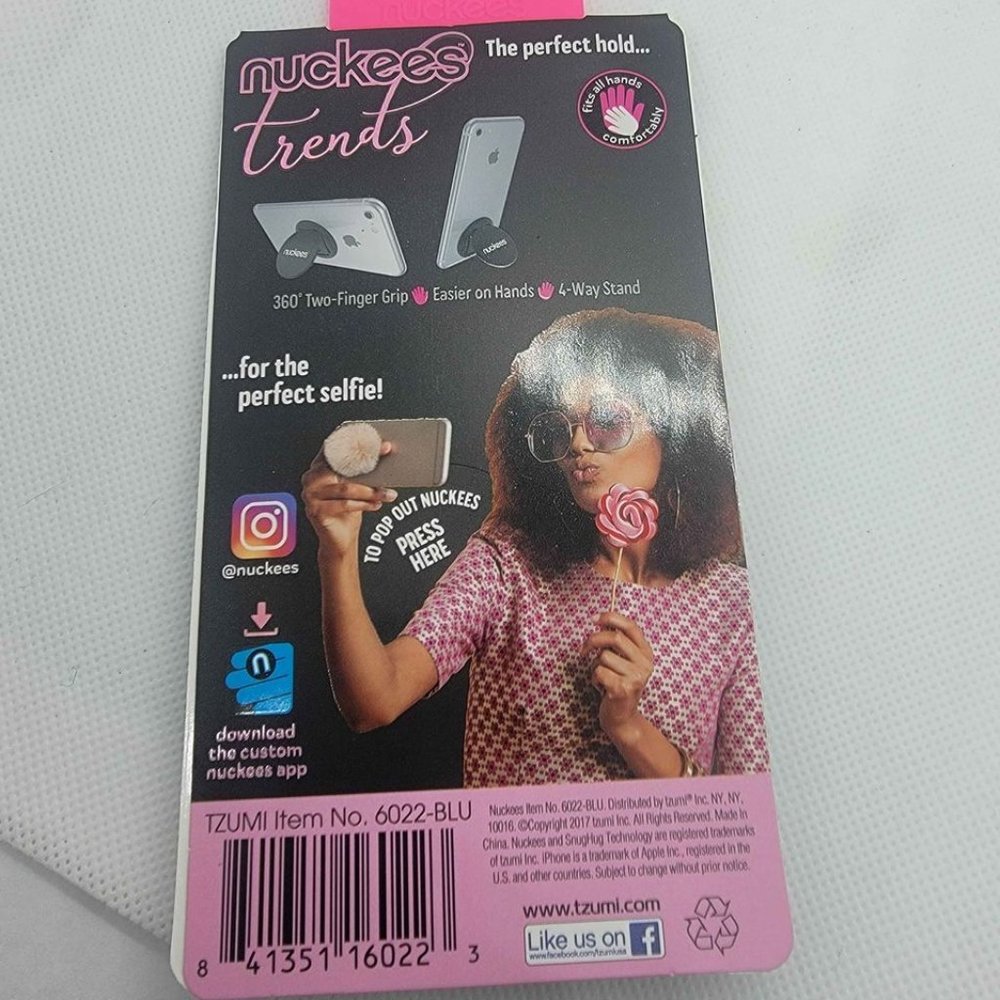 Brand New Nuckees trends Phone Grip & stand   holographic mermaid Design - Picture 4 of 4